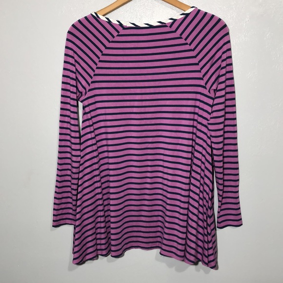 MATILDA JANE | Women’s No Limitations Contrast Stripe Tunic Top size Small - Picture 8 of 9